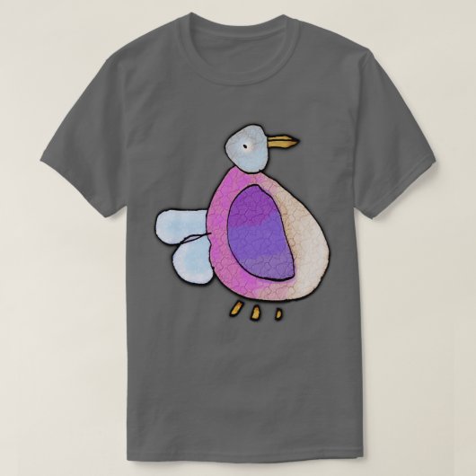 T-shirt Pretty Plump Pigeon (Design devant)