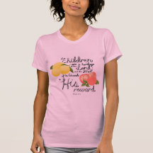 Pretty Psaums 127:3 Fruit T pour femmes