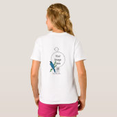 T-shirt Pretty Turquoise (Dos entier)