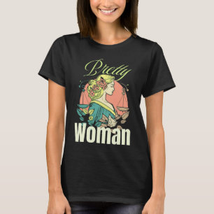 T-shirt Pretty Woman – Illustration de Beauté Captivante