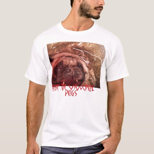 T-shirt Preuve de chemise de carlins de vampire (Devant)