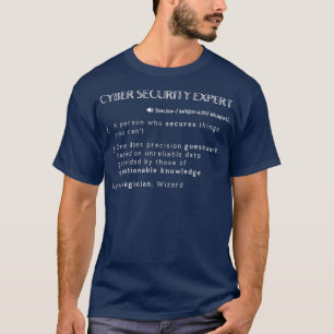 T-shirt Preuve Drôle de piratage informatique d'expert en 