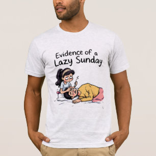 T-shirt Preuve d'un T-S de dessin animé drôle de couple pa
