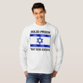 T-shirt Preuve solide de l'Israël que Dieu existe (Devant entier)