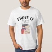 T-shirt Preuve textuelle (Devant)