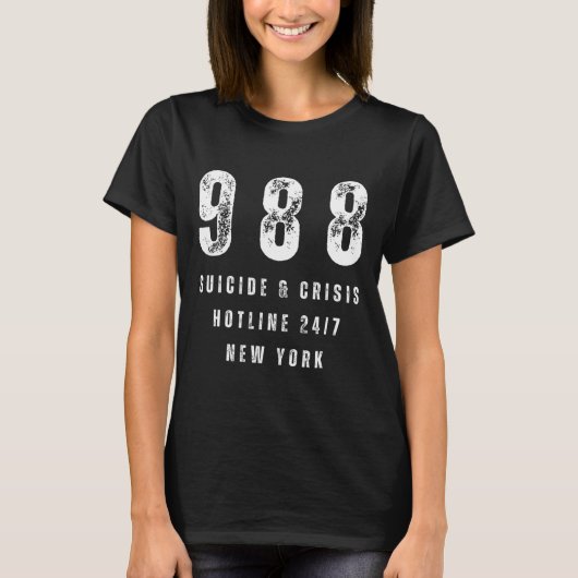 T-shirt Prévention du suicide - Dépression (Devant)