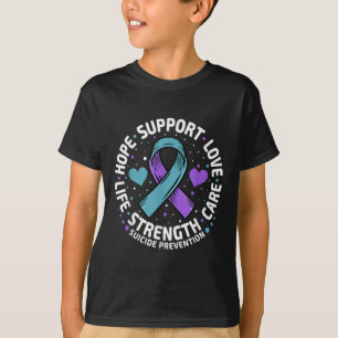 T-shirt Prévention du suicide Espoir soutenir l'amour Vie