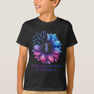 T-shirt Prévention du suicide Sensibilisation Aucune histo