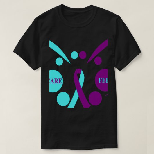T-shirt Prévention du suicide Sensibilisation Papillon Sup (Design devant)