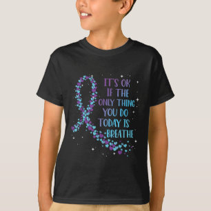 T-shirt Prévention du suicide Sensibilisation Violet et sa