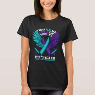 T-shirt Prévention Sensibilisation Ruban Violet Santé Ment