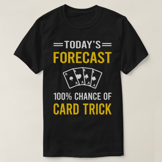 T-shirt Prévision actuelle d Trick Trick Trick Trick (Design devant)