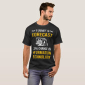 T-shirt Prévision actuelle Technologies de l'information (Devant entier)