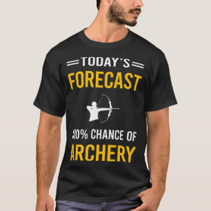 T-shirt Prévision aujourd'hui Archer Archer Archer Flèches
