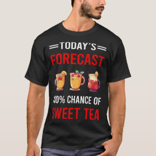 T-shirt Prévision aujourd'hui Thé sucré