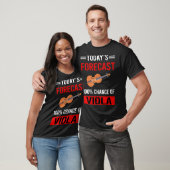 T-shirt Prévision aujourd'hui Viola Violist (Unisexe)