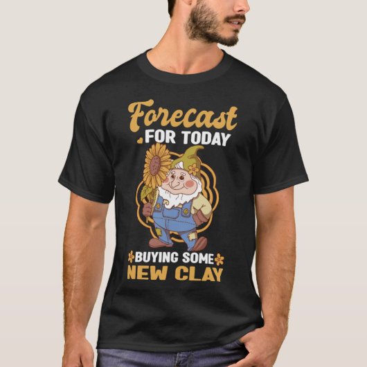 T-shirt Prévision pour aujourd'hui Acheter une nouvelle ar (Devant)