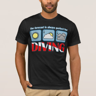 T-shirt Prévision pour la plongée