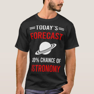 T-shirt Prévisions astronomiques d'aujourd'hui