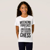 T-Shirt Prévisions de week-end - 100% de chances d'échecs (Devant entier)