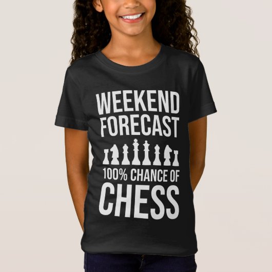 T-Shirt Prévisions de week-end - 100% de chances d'échecs (Devant)