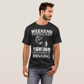 T-SHIRT PRÉVISIONS DE WEEK-END PÊCHE (Devant entier)
