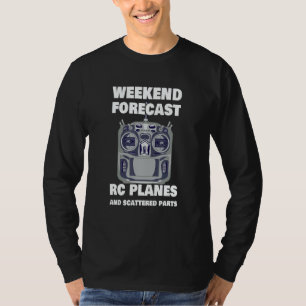 T-shirt Prévisions de week-end pour pilote RC Avion RC Av