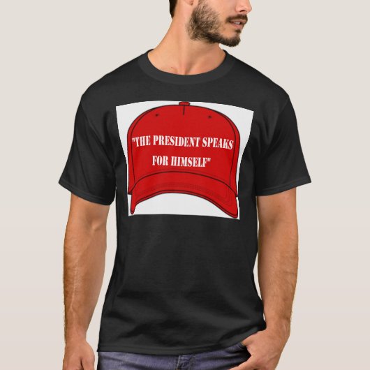 T-shirt PrezSpeaksForHimself.svg (Devant)