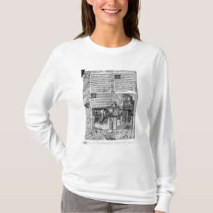 T-shirt Priam observant la reconstruction de Troie