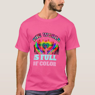 T-shirt Pride Ally Cadeau - LGBTQIA+ Rainbow World est ple