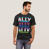 T-shirt Pride Allyship (Devant entier)