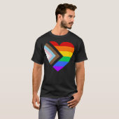 T-shirt Pride Allyship Heart (Devant entier)