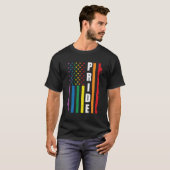 T-shirt Pride American Lgbt Drapeau Usa Pride For Equality (Devant entier)