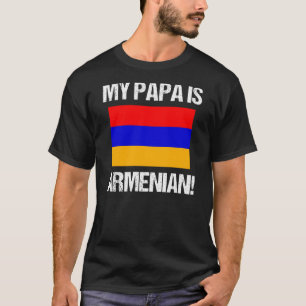 T-shirt Pride ancestrale arménienne Papa arménien Arménie