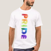 T-shirt Pride arc-en-ciel (Devant)