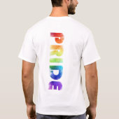 T-shirt Pride arc-en-ciel (Dos)