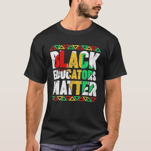 T-shirt Pride Black Educators Matt Histoire des cadeaux Mo (Devant)