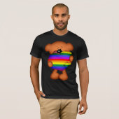 T-shirt Pride Coeur Teddy Ours (Devant entier)