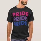 T-shirt Pride (courbe) Bi (Devant)