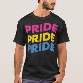 T-shirt PRIDE (courbe) : Pan (Devant)