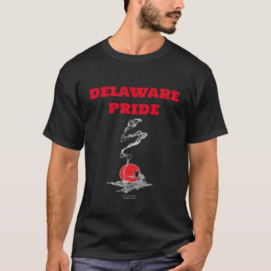 T-shirt Pride Delaware pour les membres tribaux du (Devant)