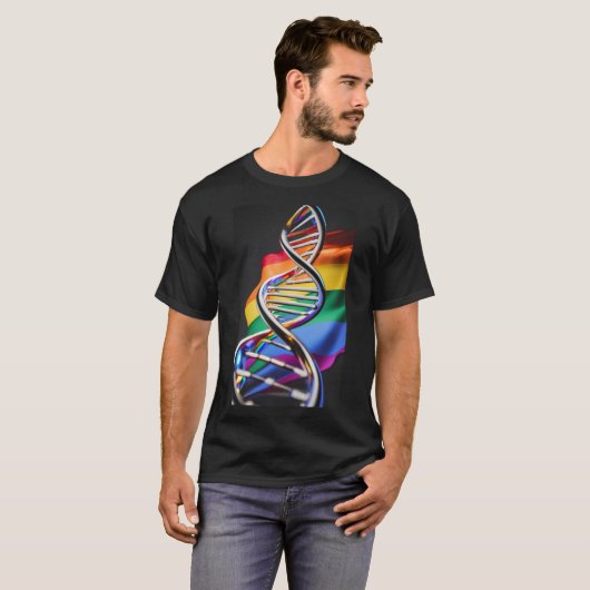 T-shirt Pride double hélix (Devant entier)