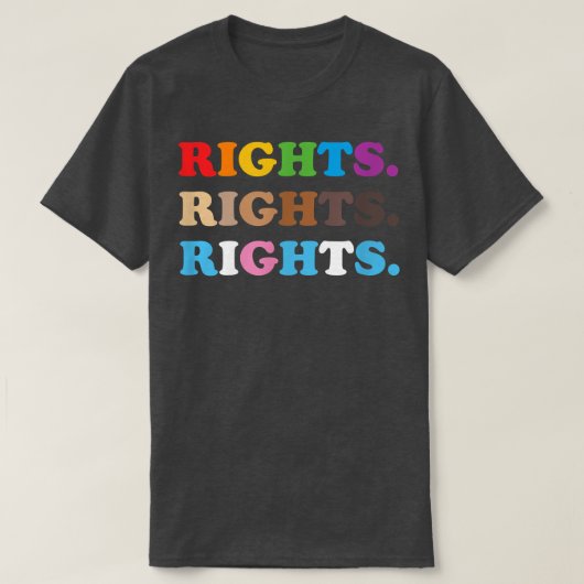 T-shirt Pride Droits BLM Droits LGBT Égalité Pride (Design devant)