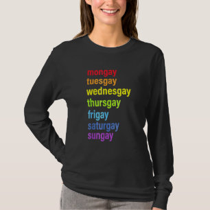 T-shirt Pride Gay Agenda Amour LGBT