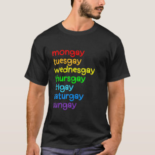 T-shirt Pride Gay Agenda Amour Lgbt Tee