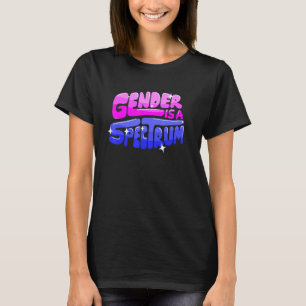 T-shirt Pride Genre Est Un Spectre Rainbow Lgbtq+ Égalité
