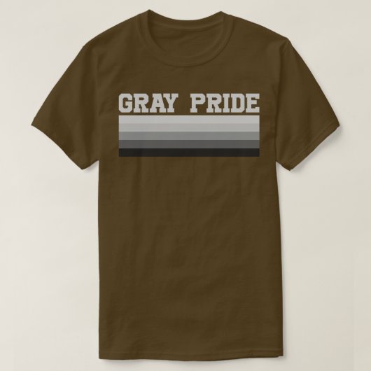 T-shirt Pride gris (Design devant)
