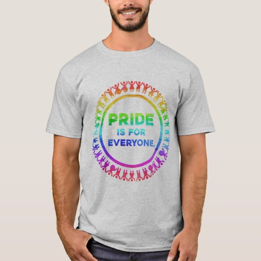 T-shirt Pride is for Everyone (Devant)