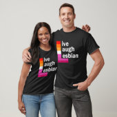 T-shirt Pride lesbienne riant en direct Pride adulte LGBT  (Unisexe)