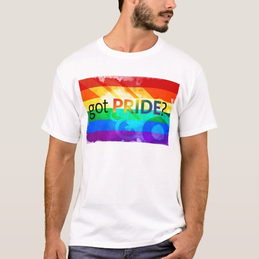 T-shirt Pride LGBT Flag (Devant)